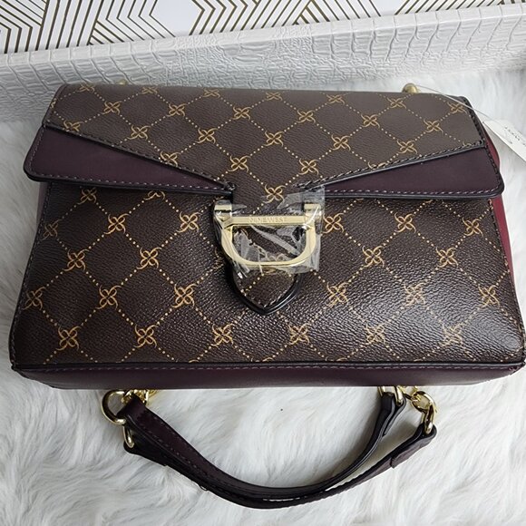 Nine West leather handbag, shoulder/crossbody bag combo brand new with tags - Picture 3 of 11